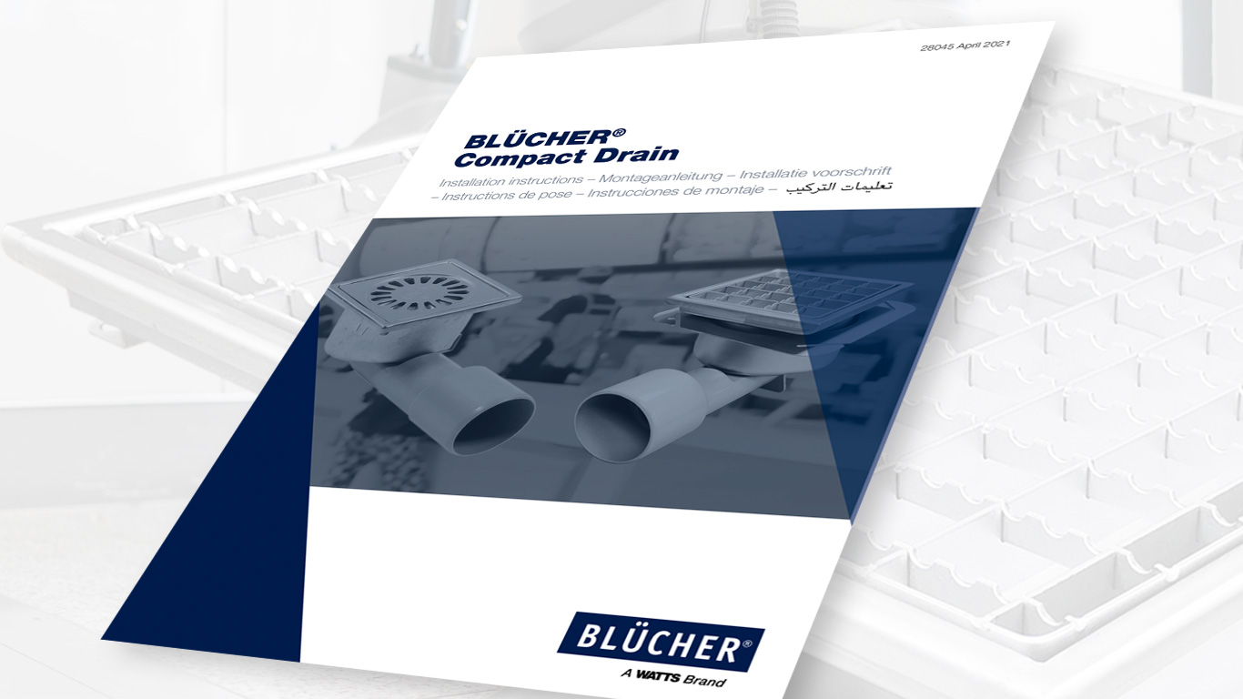 Insturction manual for Blucher's Compact Drain