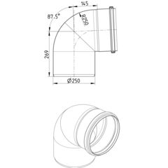 Line Drawing - Bend-87.5