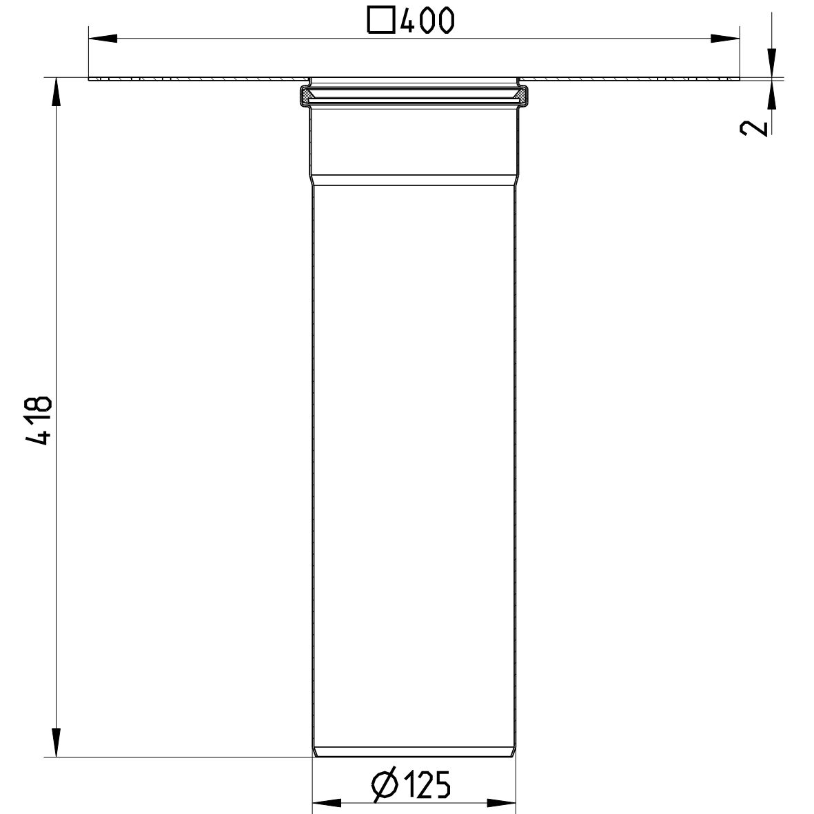 Line drawing of a lower part from the series Lower part-bitumen.