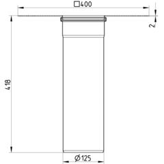 Line drawing of a lower part from the series Lower part-bitumen.