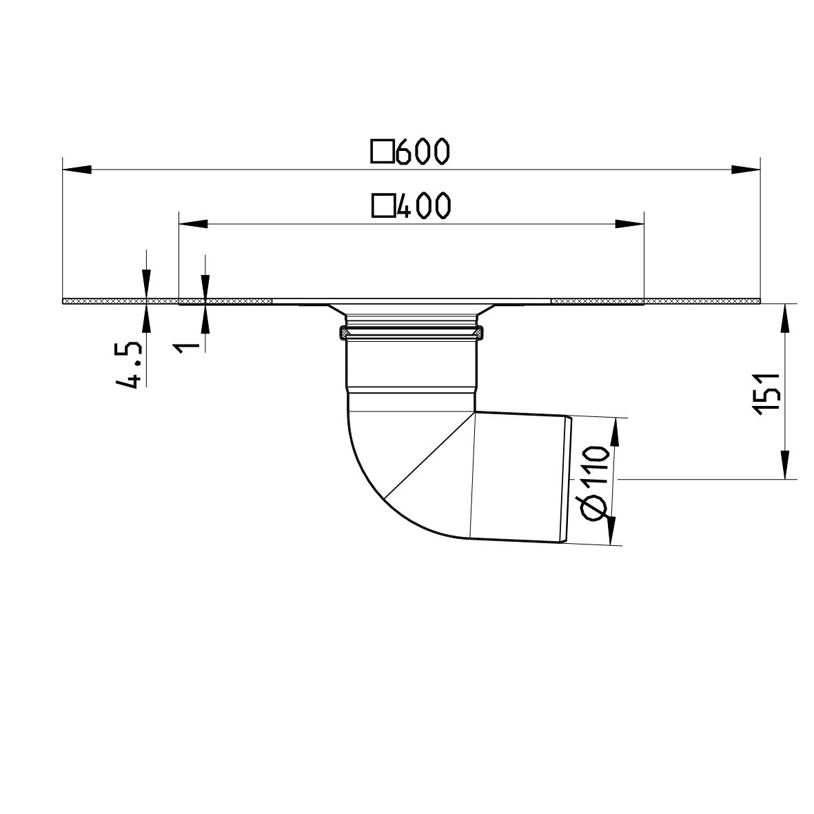 Line drawing of a lower part from the series Lower part-bitumen.