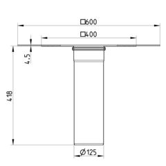 Line drawing of a lower part from the series Lower part-bitumen.